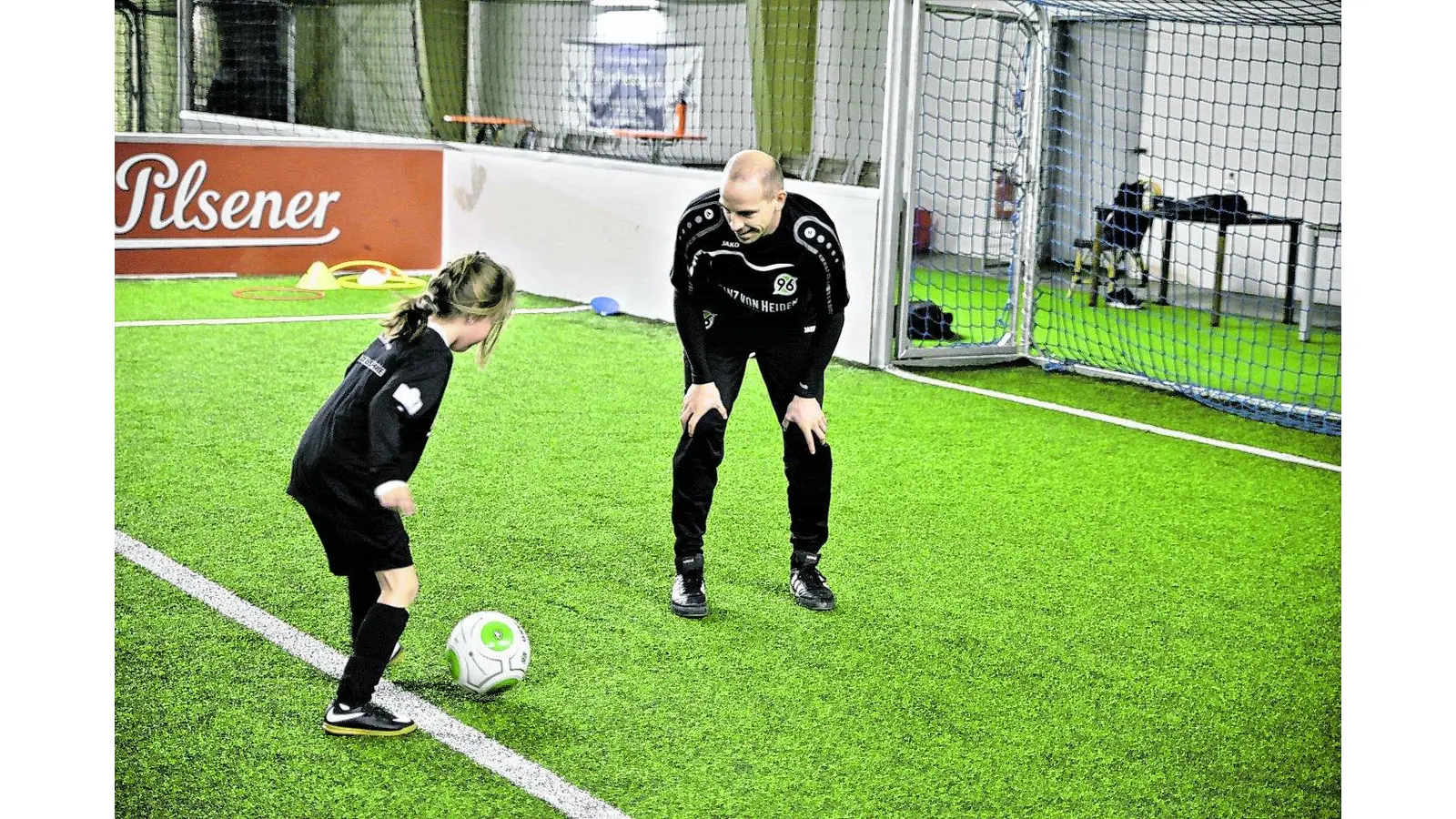 Professionelles Training bei der 96-Fußballschule zu gewinnen (Foto: jh)