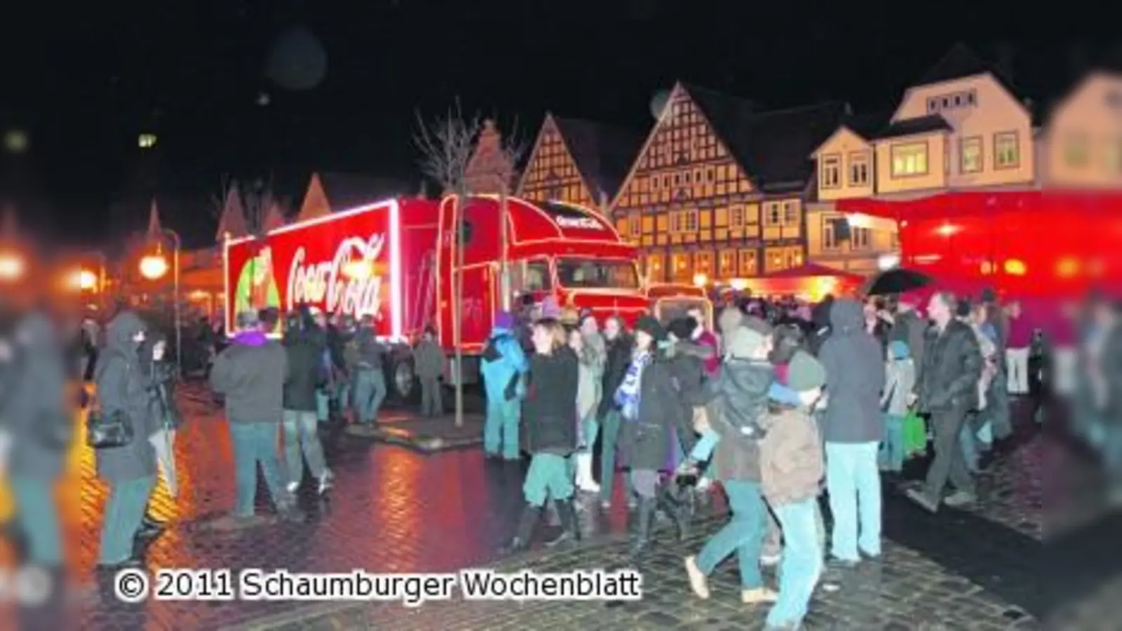 Der Weihnachtsmann macht Stippvisite in der Kreisstadt (Foto: bb)