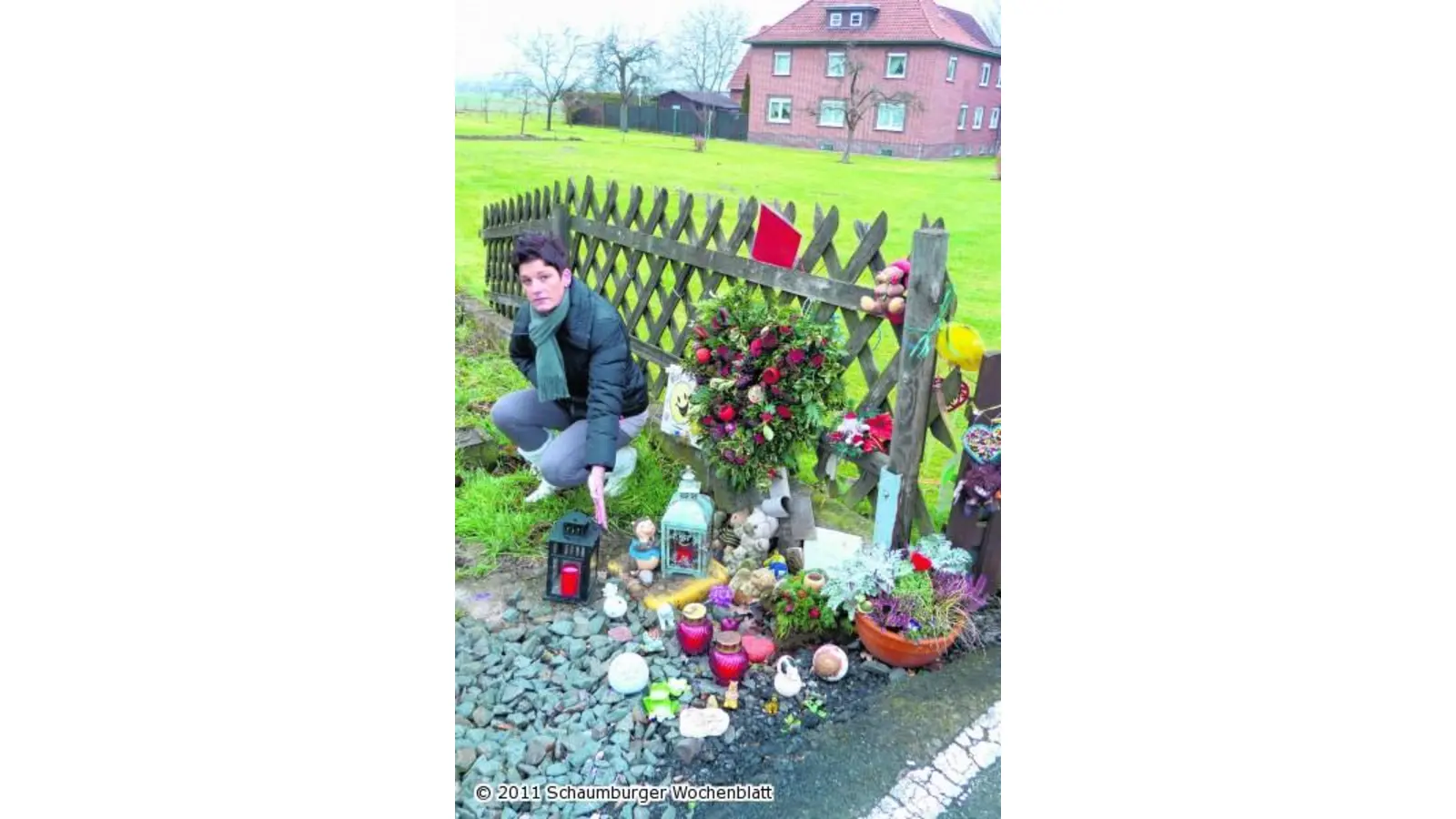 Unbekannter Täter verwüstet ein Kindergrab und eine Gedenkstätte (Foto: red)