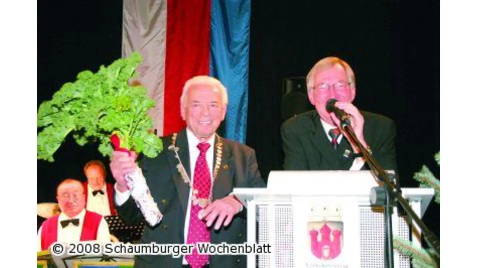 Tolle Stimmung beim Schaffermahl Herbert Rösner löst Gerd Hasse als Kohlkönig ab (Foto: bb)