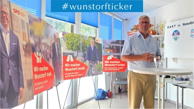 Vorstellung des Wahlprogramms: Bürgermeister Carsten Piellusch. (Foto: tau)