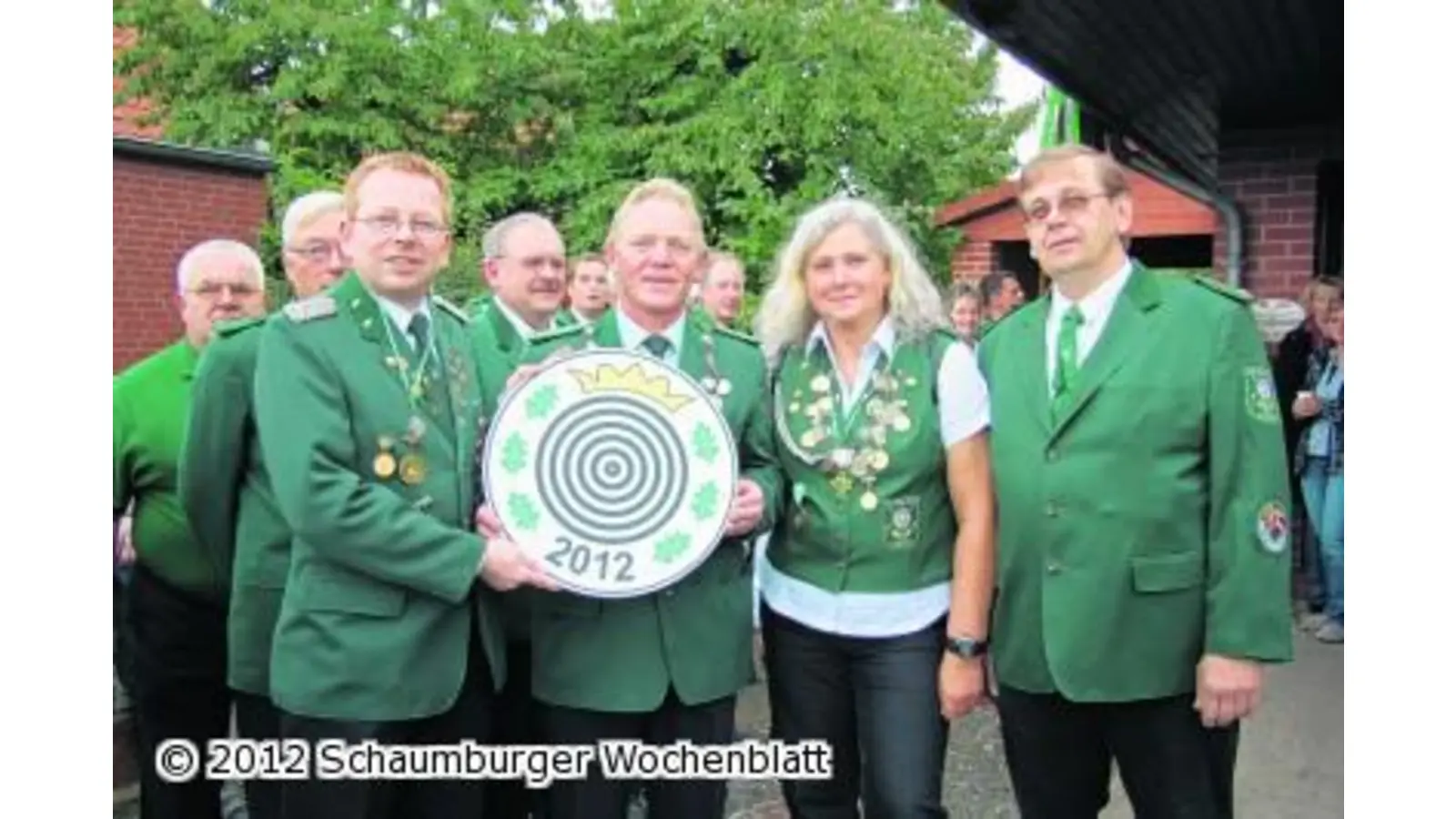 Erste Königsscheibe ist angenagelt (Foto: gi)