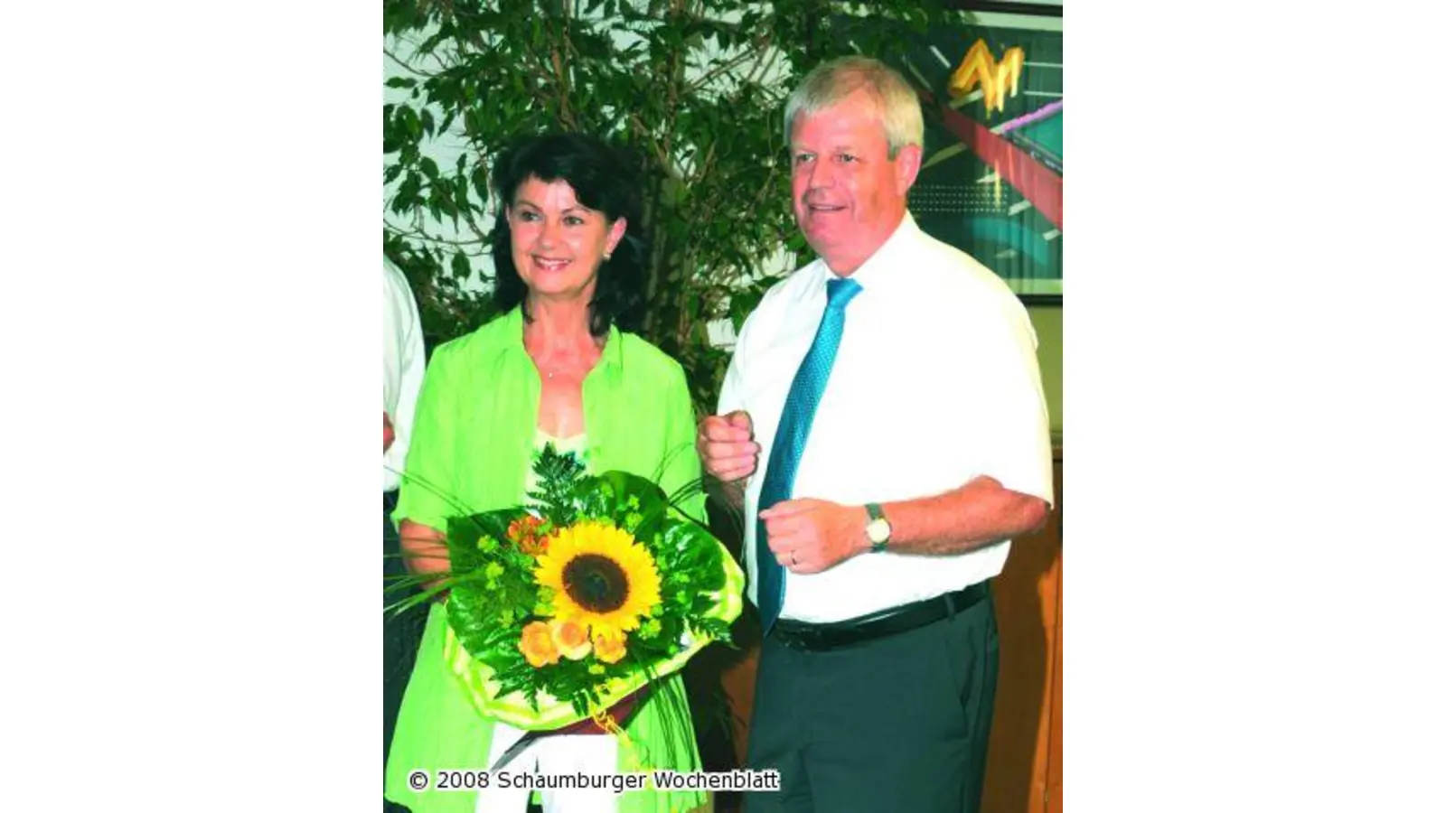Hannelore Deuter räumt ihren Schreibtisch in Meerbeck (Foto: red)
