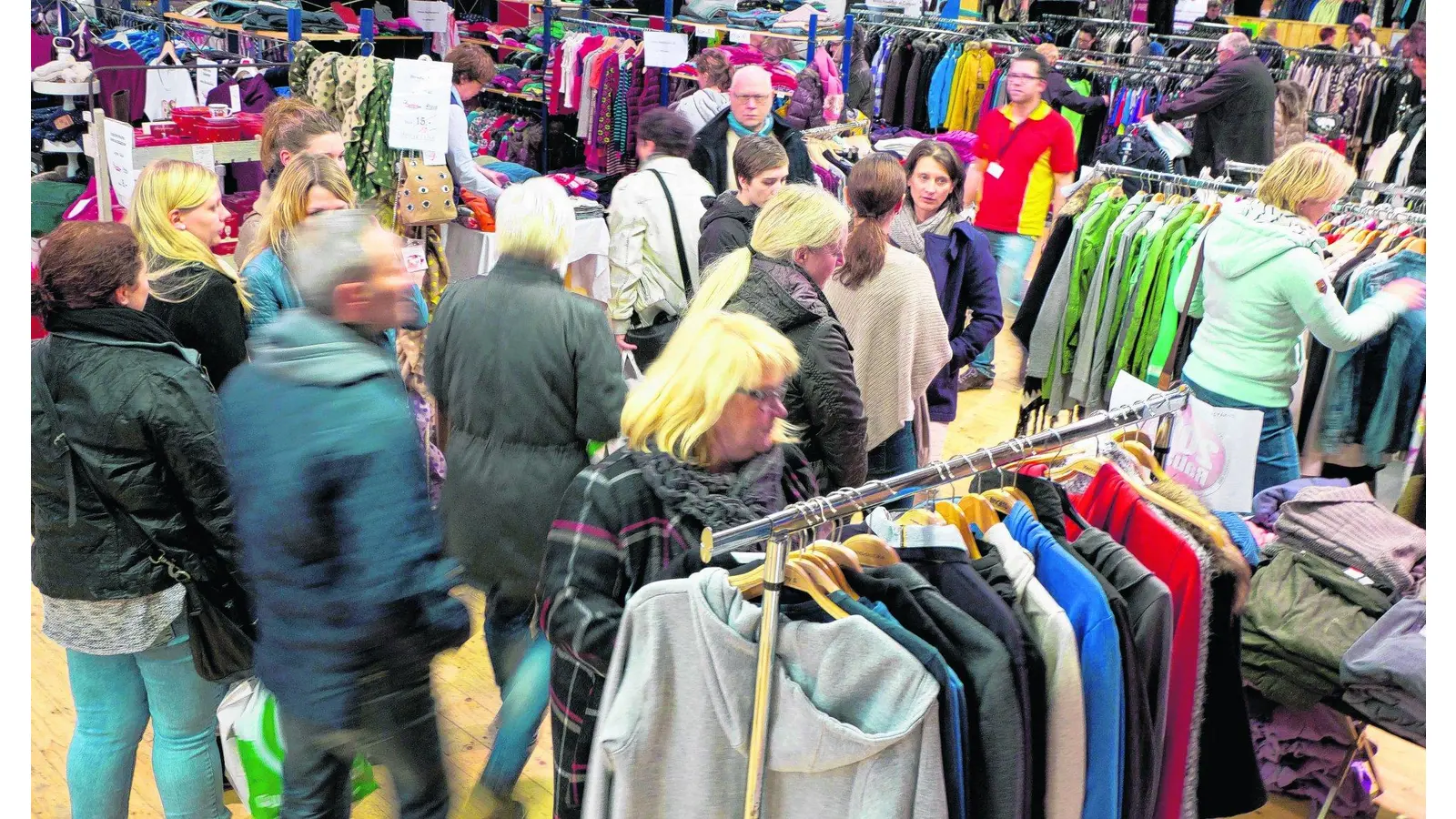 Auf Schnäppchenjagd (Foto: wa)