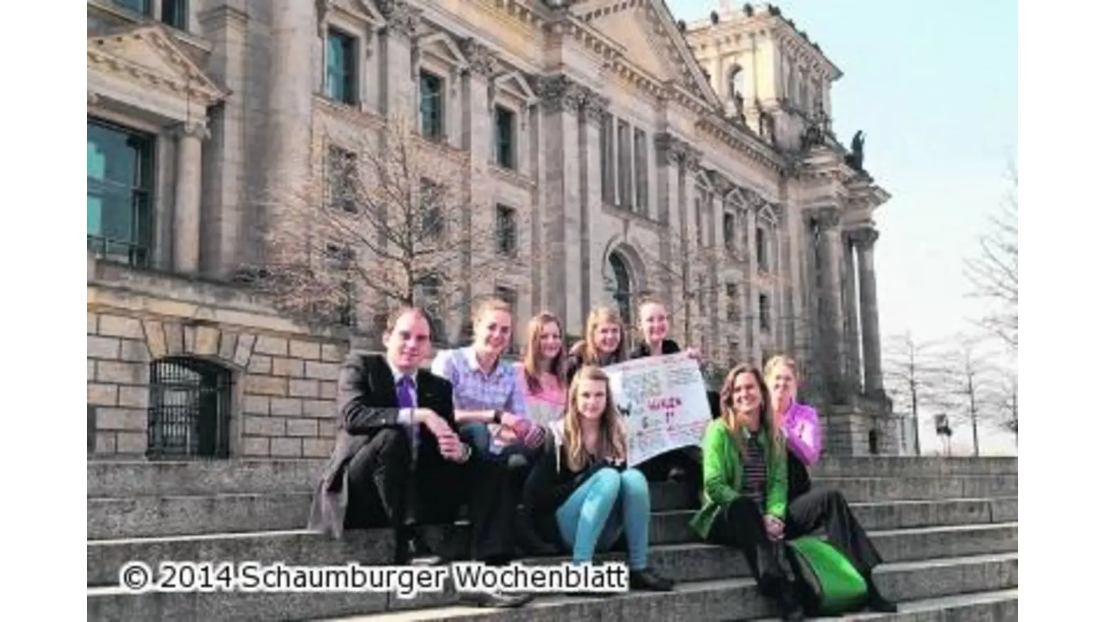Das Ernestinum zu Besuch im Bundestag (Foto: em)