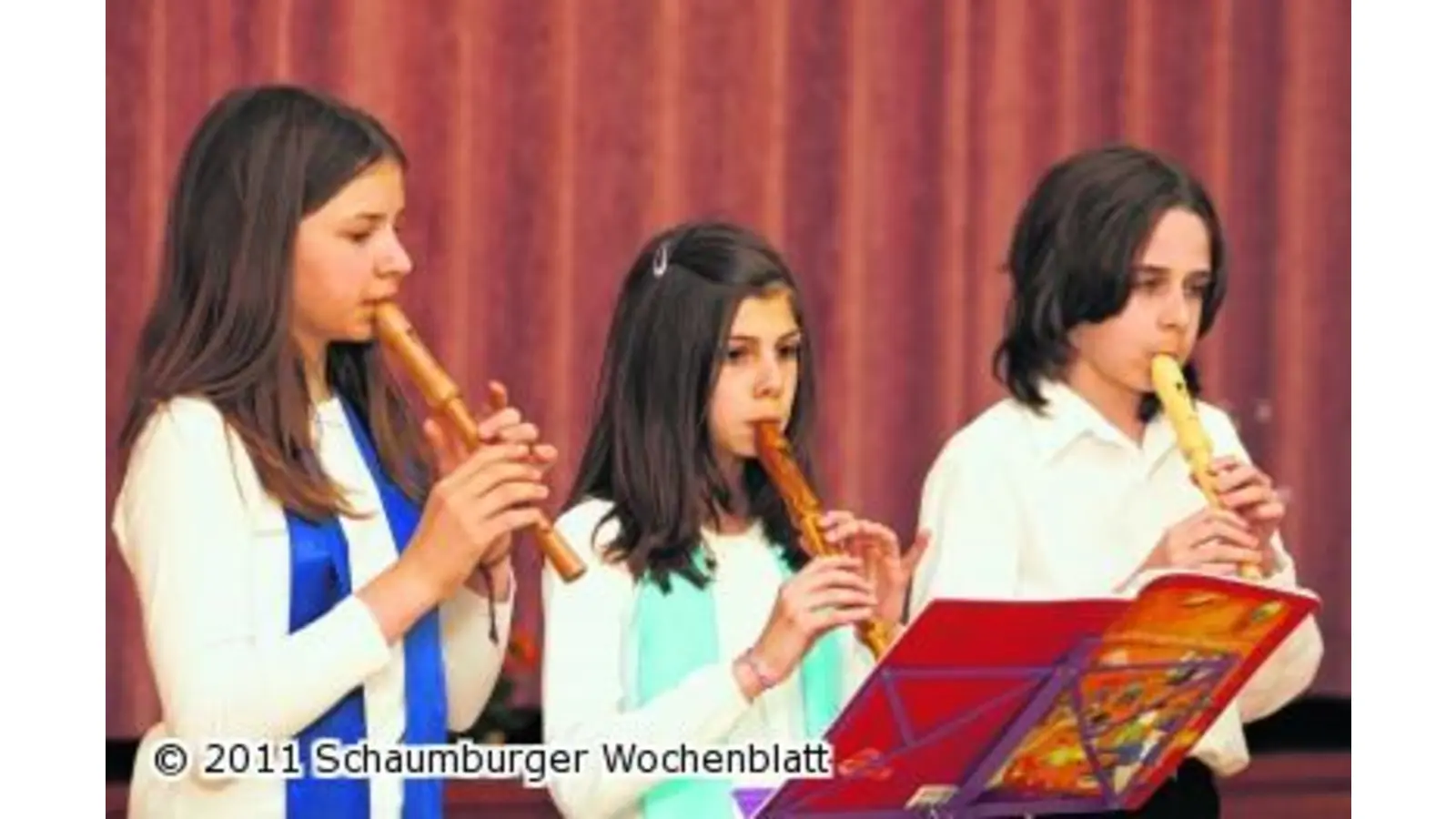 Junge Musiker ernten viel Applaus (Foto: bb)