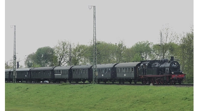 Sonderfahrt mit einer Dampflok der Baureihe 78. (Foto: privat)