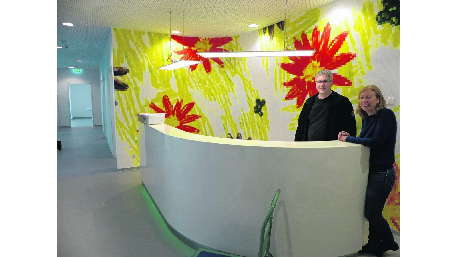 Eine Praxis mit gläsernen Wänden (Foto: al)