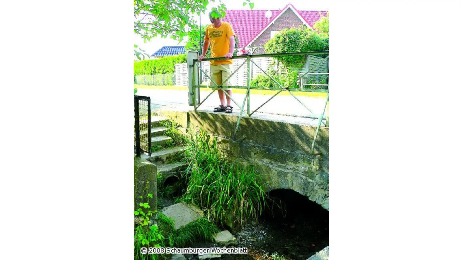 Kleine Waschtreppe soll dem Dorf erhalten bleiben (Foto: al)