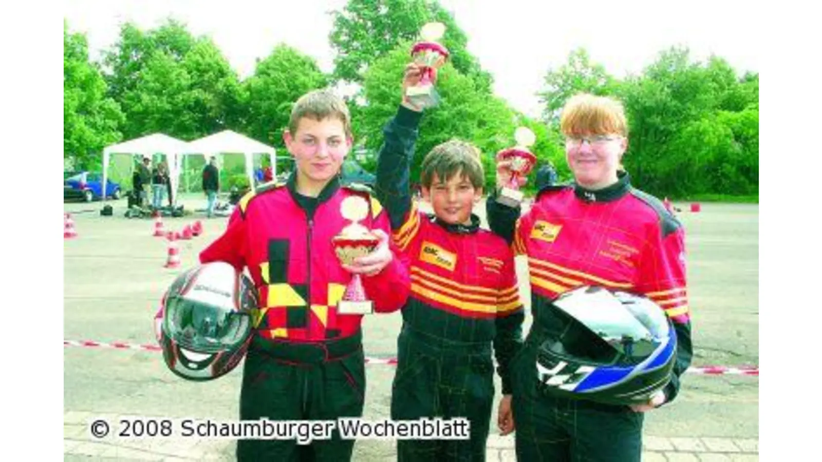 Stadthäger Kart-Fahrer geben Gas (Foto: bb)