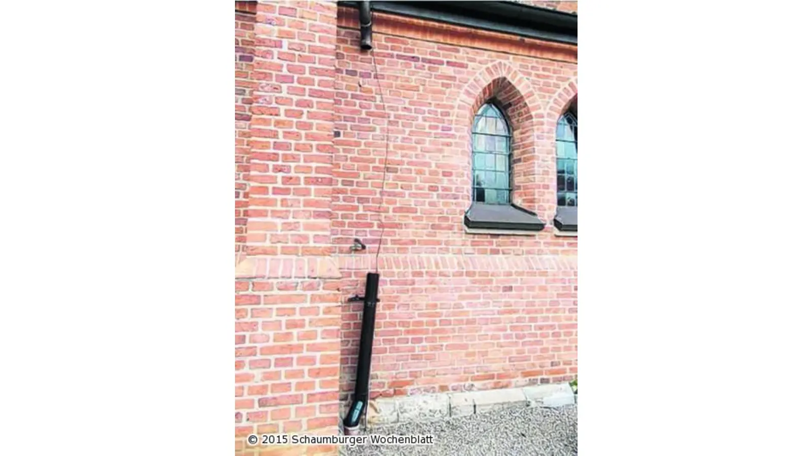 Kupferdiebe schlagen selbst an der Kirche zu (Foto: mh)