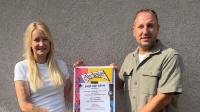 Anita Hennke und Alex Stiebitz freuen sich auf viele Gäste beim „Pop-Up-Rave“ in Bad Nenndorf.  (Foto: privat)