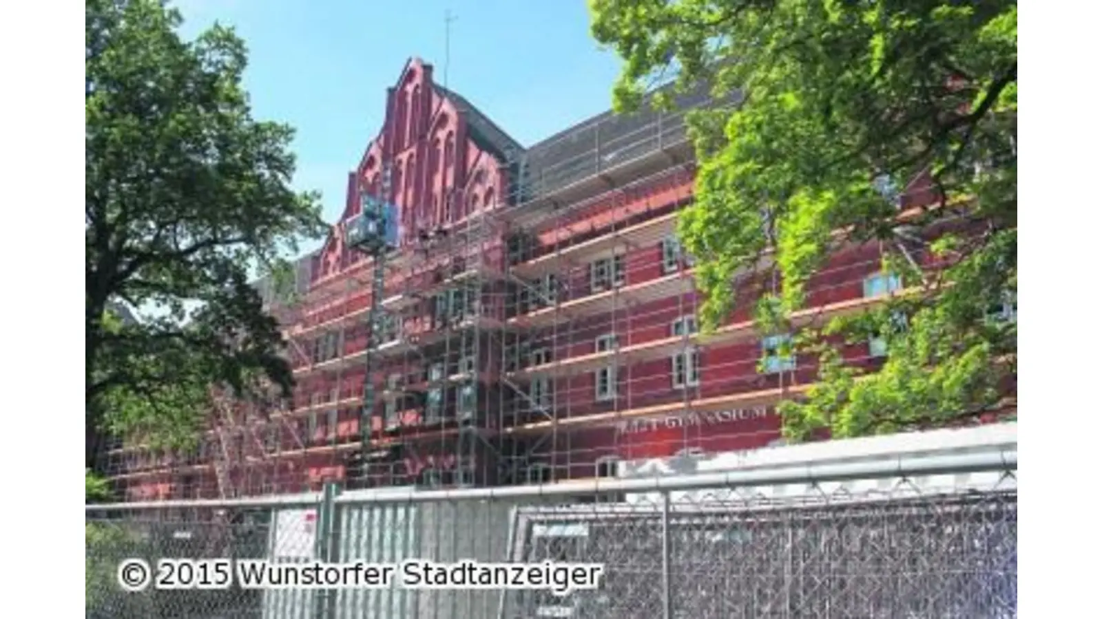 Bauarbeiten am Hölty gehen weiter (Foto: tau)