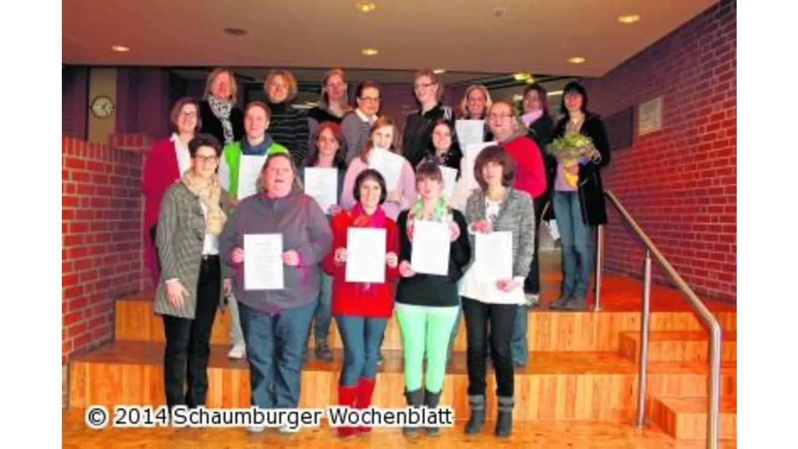 Zertifikatübergabe für die Praxisanleiter der Pflege (Foto: ste)