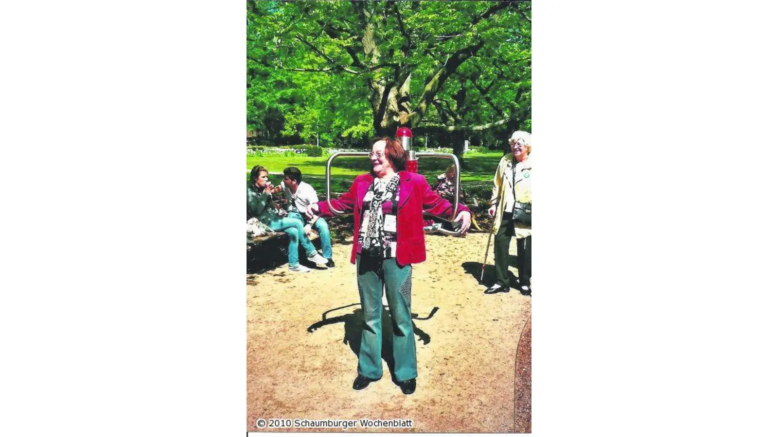 Senioren werben für den Bewegungspark (Foto: pd)