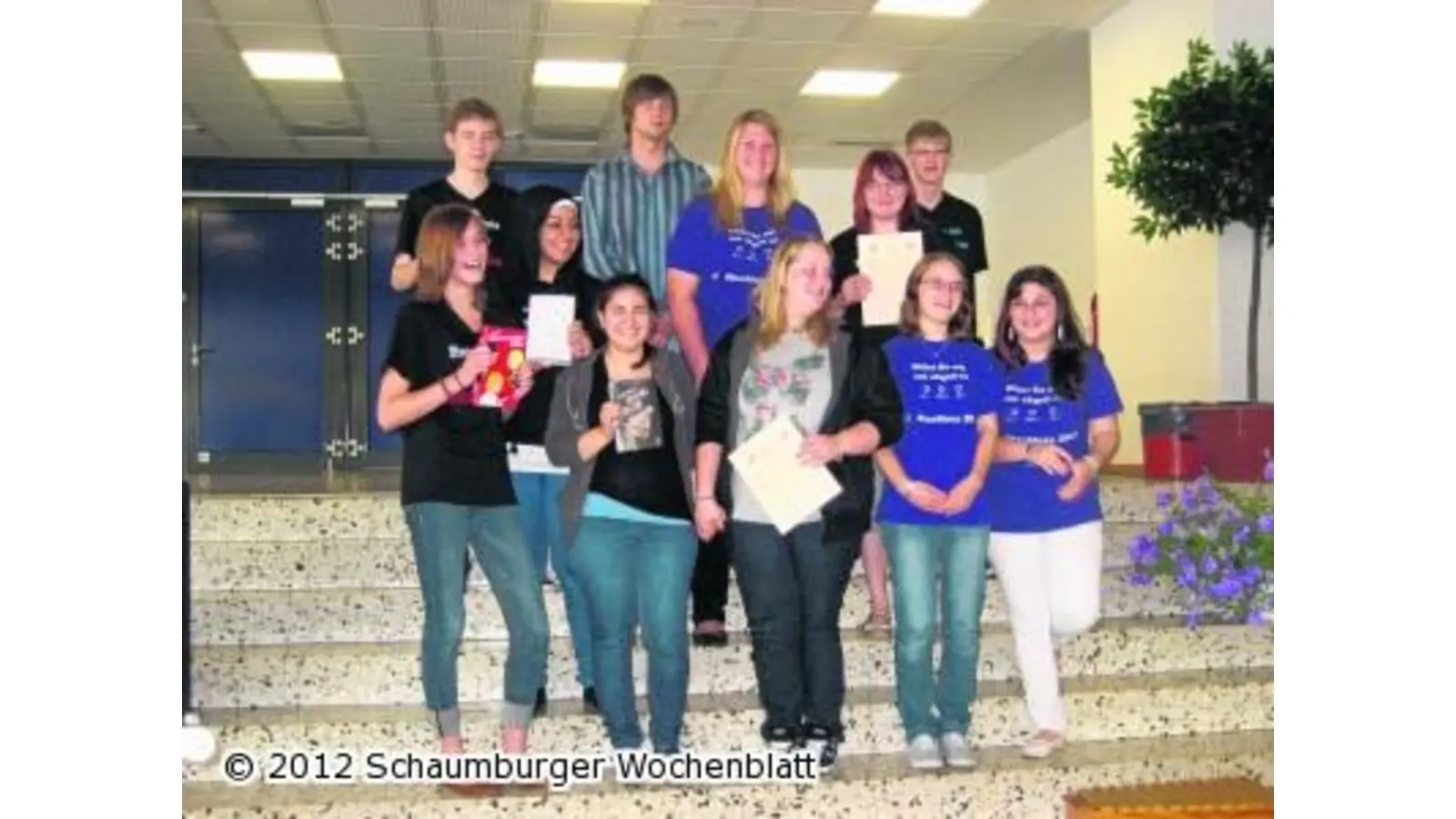 Besonders engagierte Schüler ausgezeichnet (Foto: ag)