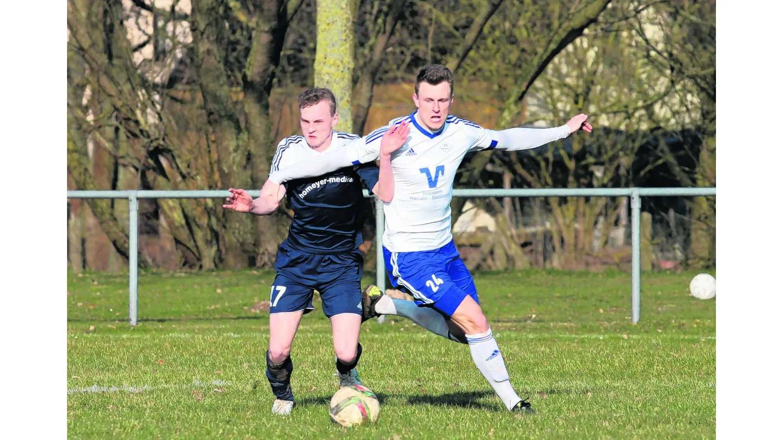 Das Spitzenfeld der Bezirksliga rückt nach Ostern enger zusammen (Foto: bb)