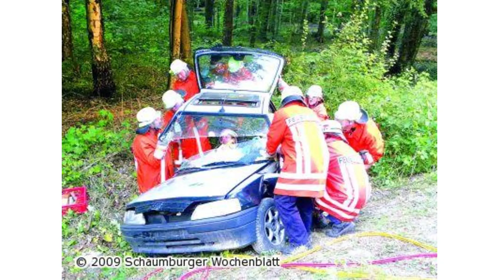 Gott sei Dank nur eine Übung (Foto: red)
