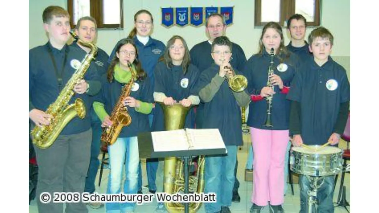 Feuerwehr-Blasorchester sorgt für den eigenen Nachwuchs Vororchester hat kurz nach der Gründung schon tolle Fortschritte gemacht (Foto: ste)