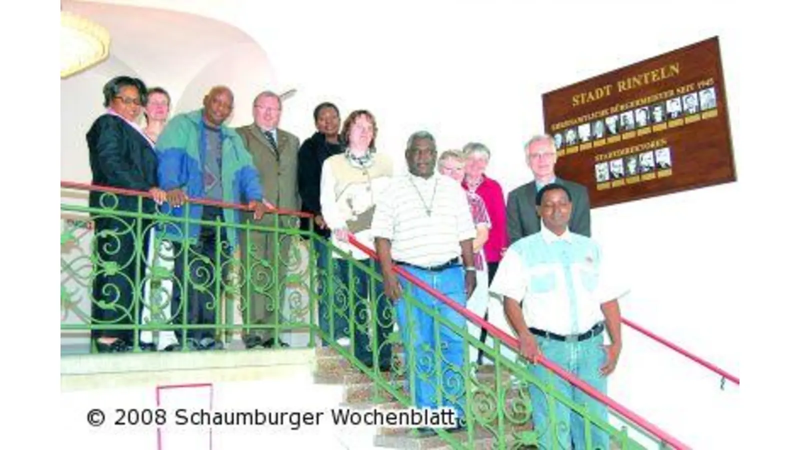 Delegation aus Devhula-Leboa besucht Bürgermeister (Foto: ste)