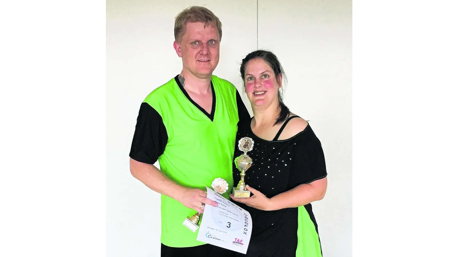 Erfolg beim Discofox (Foto: mk)