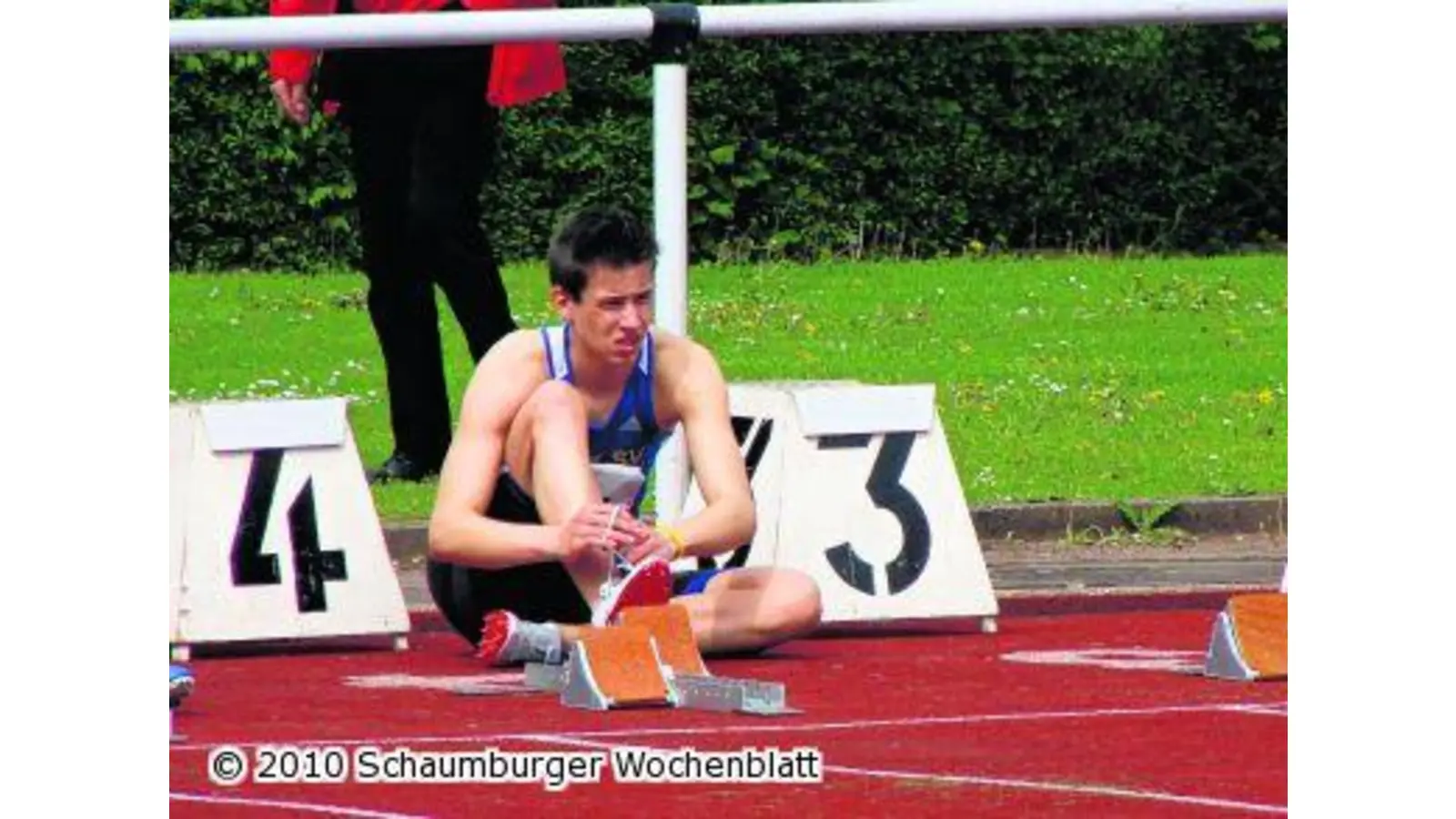 Hochsprung-Bezirkstitel für Antonio Calvin-Rosenau (Foto: pp)