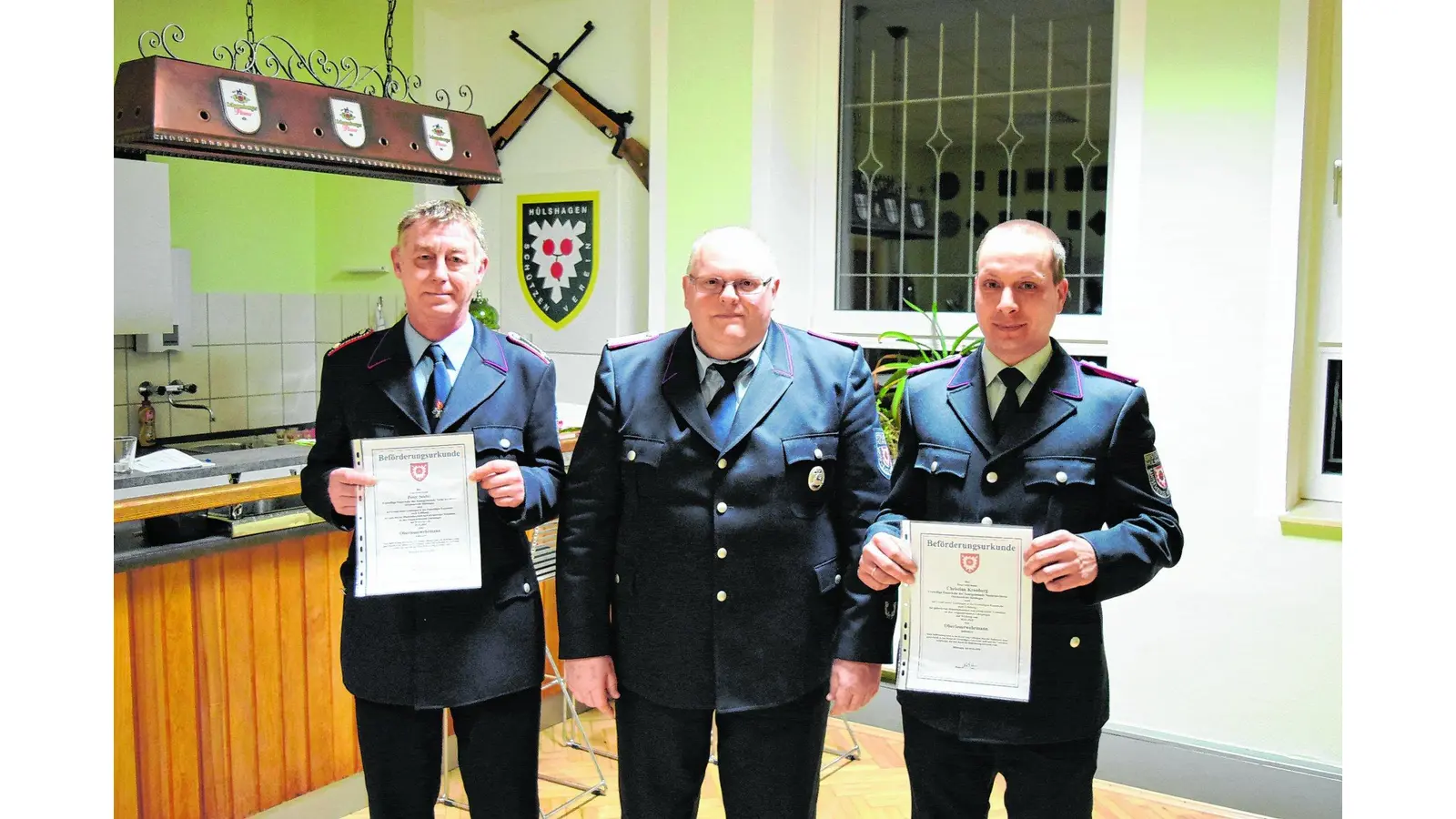 Heinz-Konrad Lübke bleibt Ortsbrandmeister (Foto: jb)