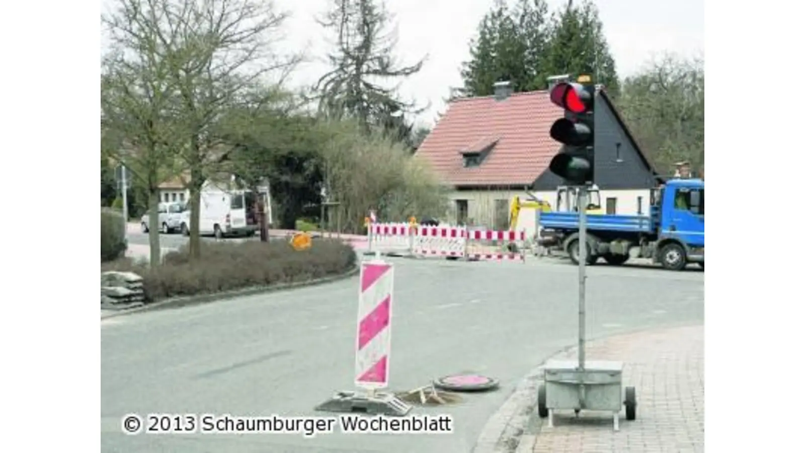 Erste Zeichen für neue Großbaustelle (Foto: al)