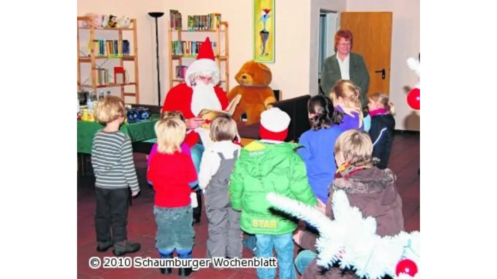 Nikolaus besucht und beschenkt Eilser Kinder (Foto: red)