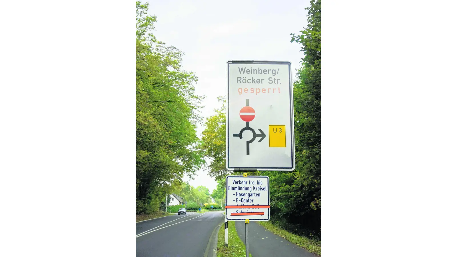 Wieder freie Fahrt aus Richtung Bückeburg (Foto: wa)