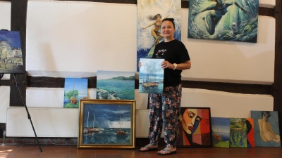 Stellt in der Kunstscheune aus: Ekaterina Gritchina. (Foto: wb)