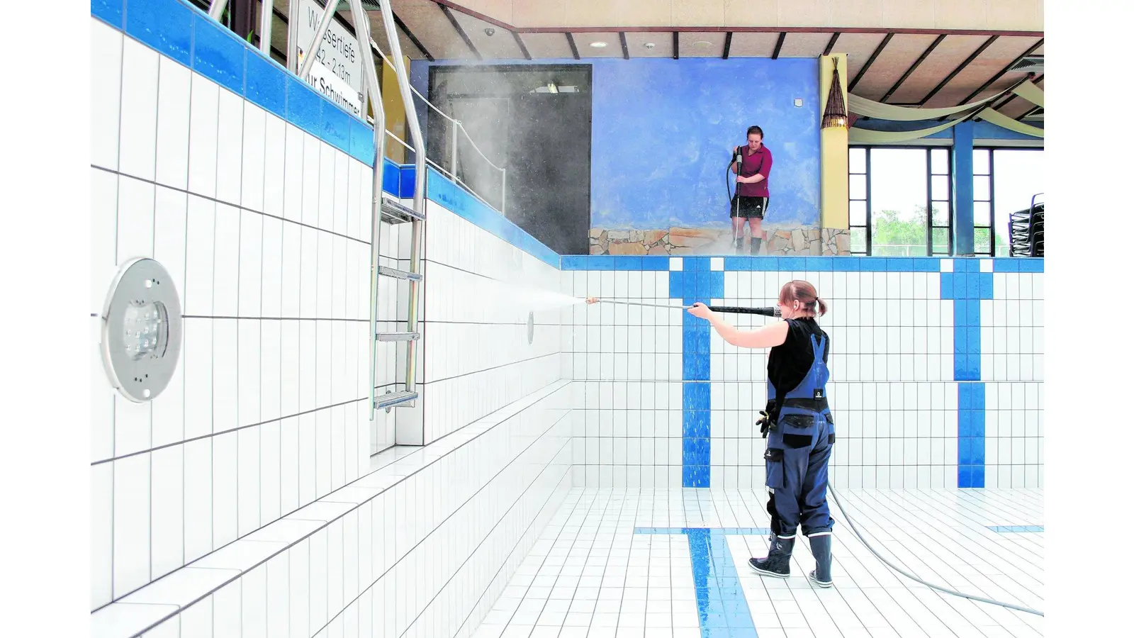 Pause für den Badebetrieb (Foto: bb)