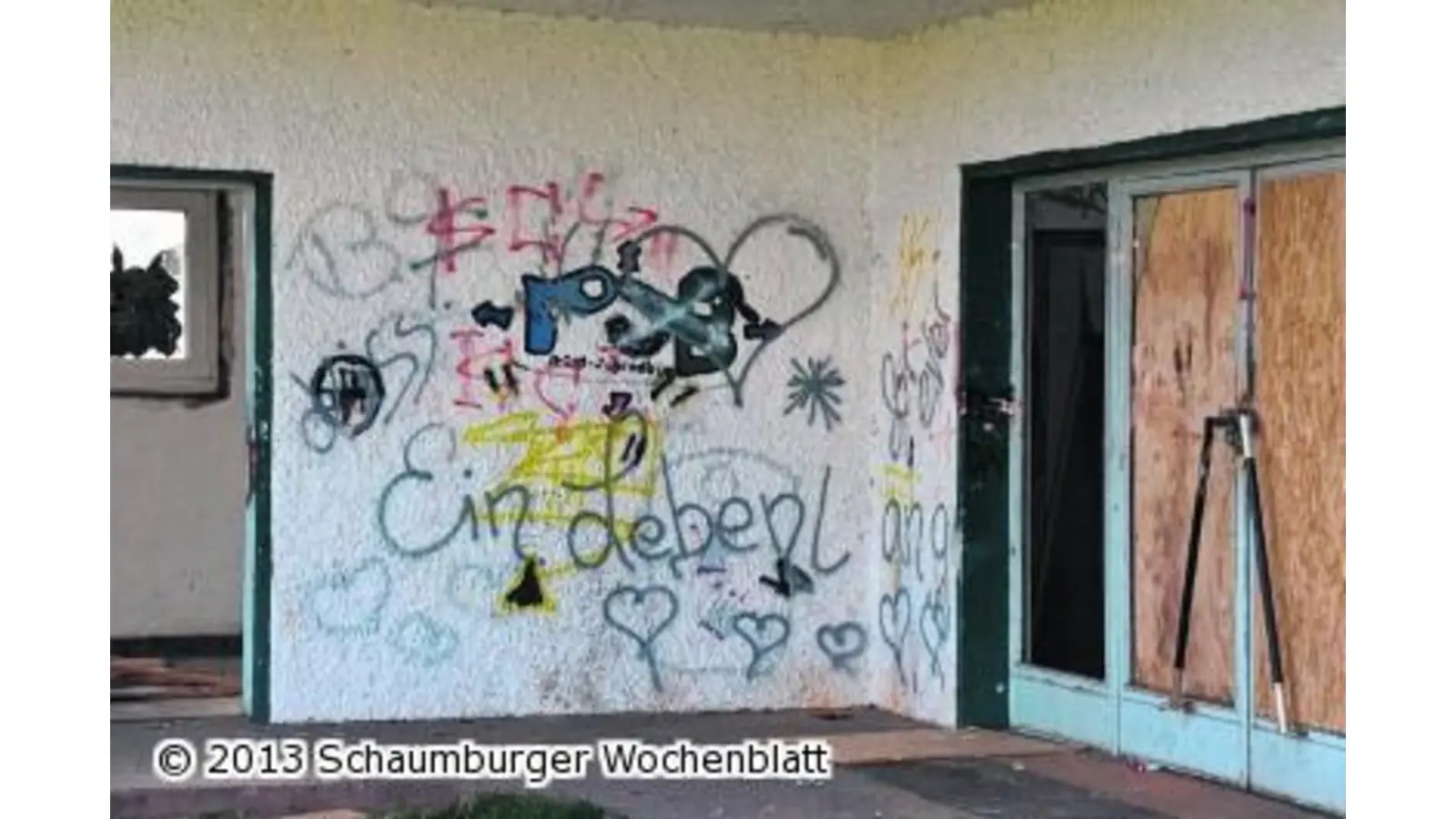 Altes Sportheim mit neuer Nutzung (Foto: bt)