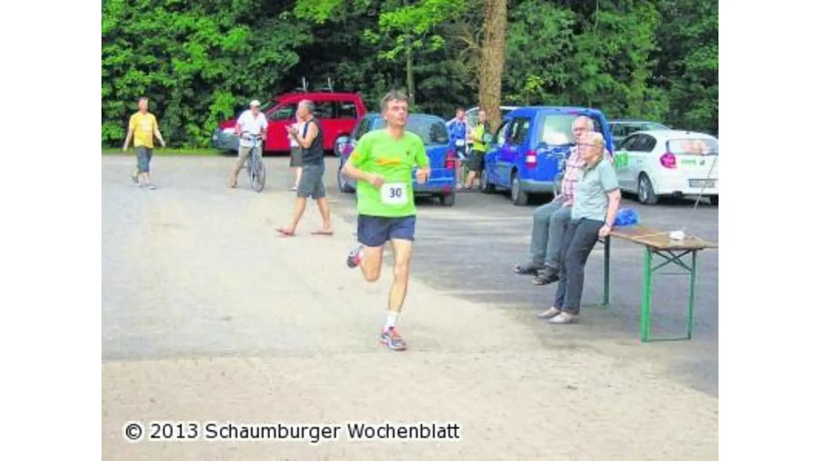 Trotz Hitze vorn dabei (Foto: em)