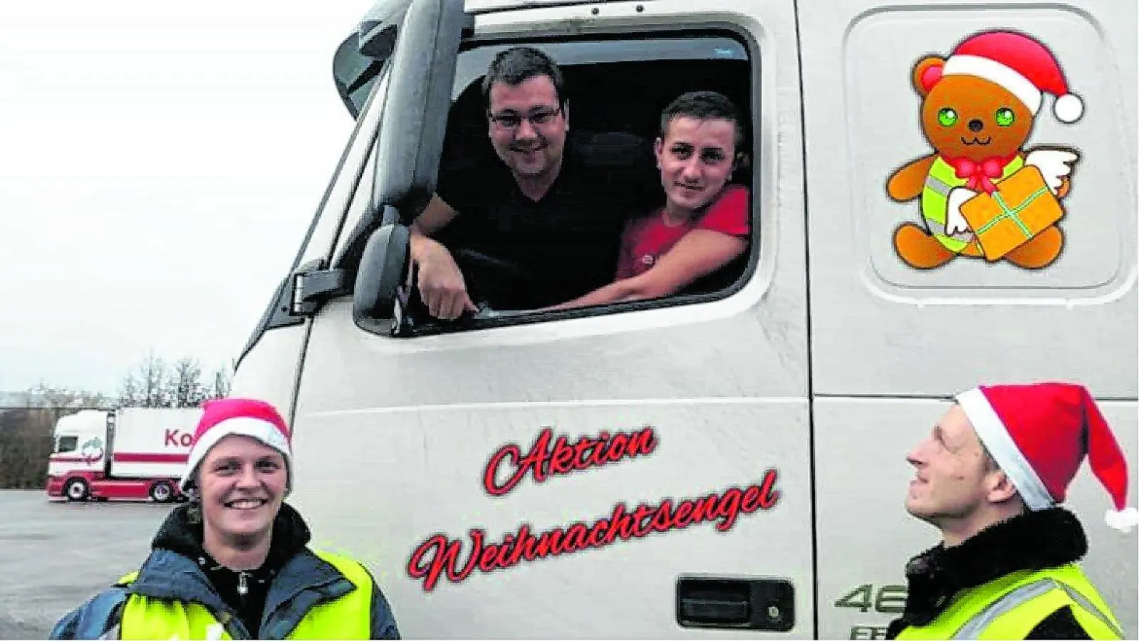 Weihnachtsaktion für Fernfahrer (Foto: jb)