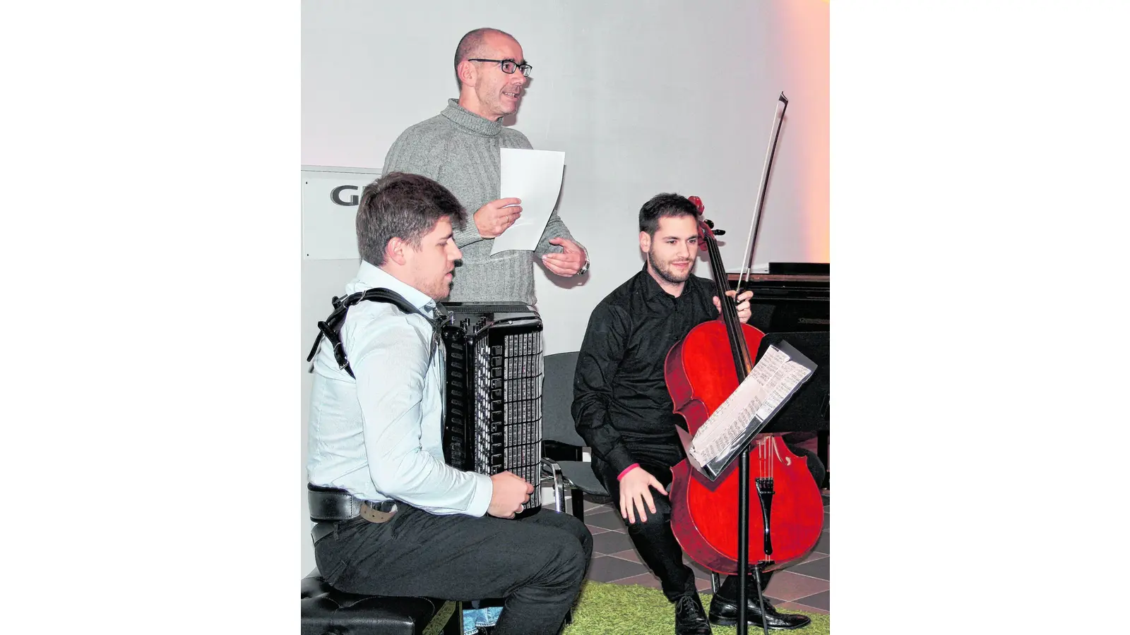 Liaison von Cello und Akkordeon (Foto: red)