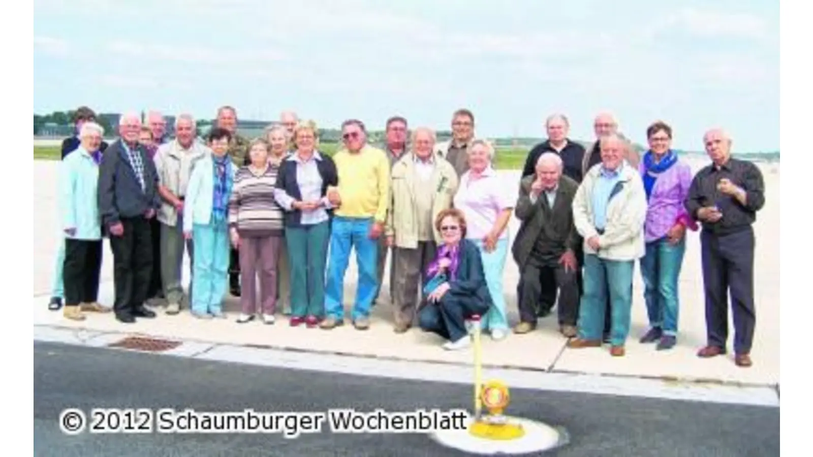 Feuerwehrsenioren beim Fluggeschwader (Foto: ste)