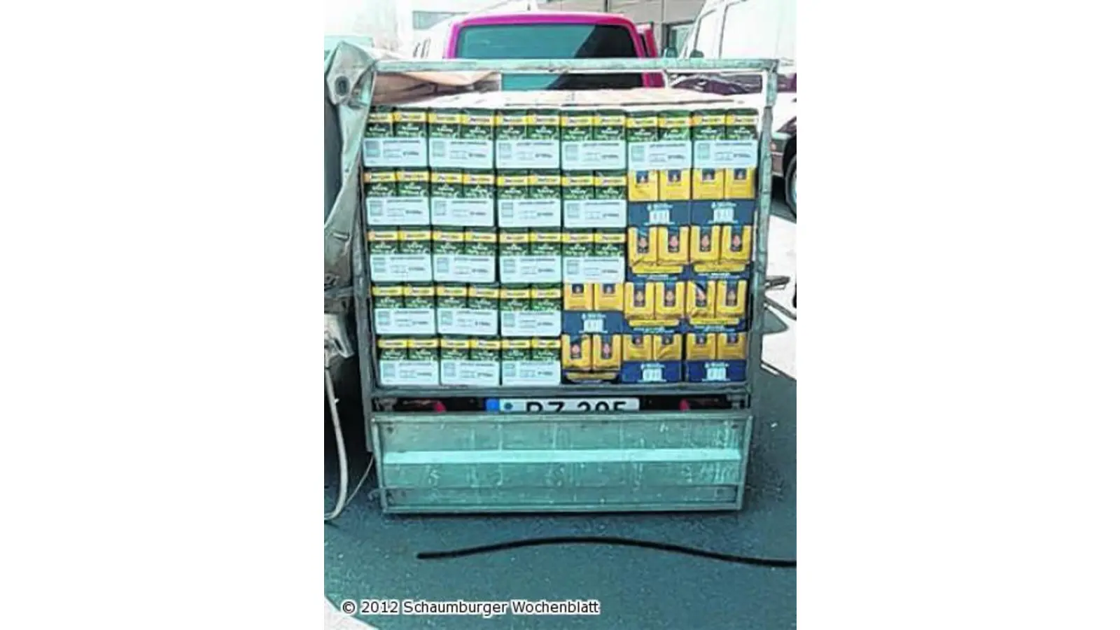 Kaffeeschmuggler auf der A 2 (Foto: red)