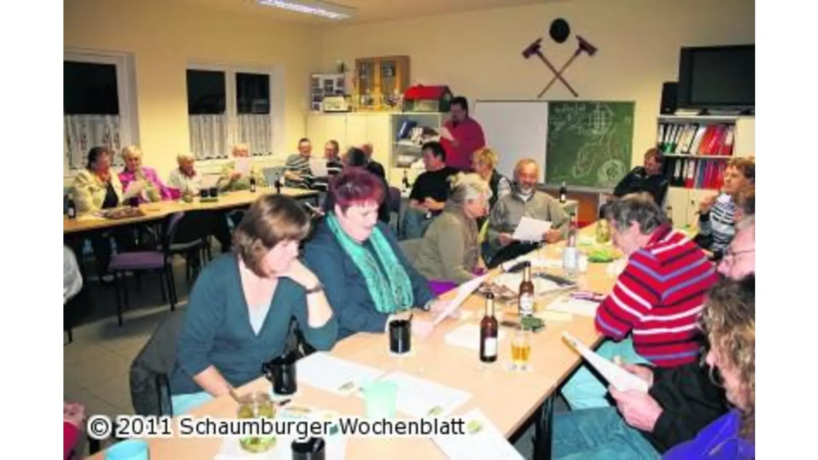 Dorfgemeinschaft lässt die Jahre Revue passieren (Foto: red)