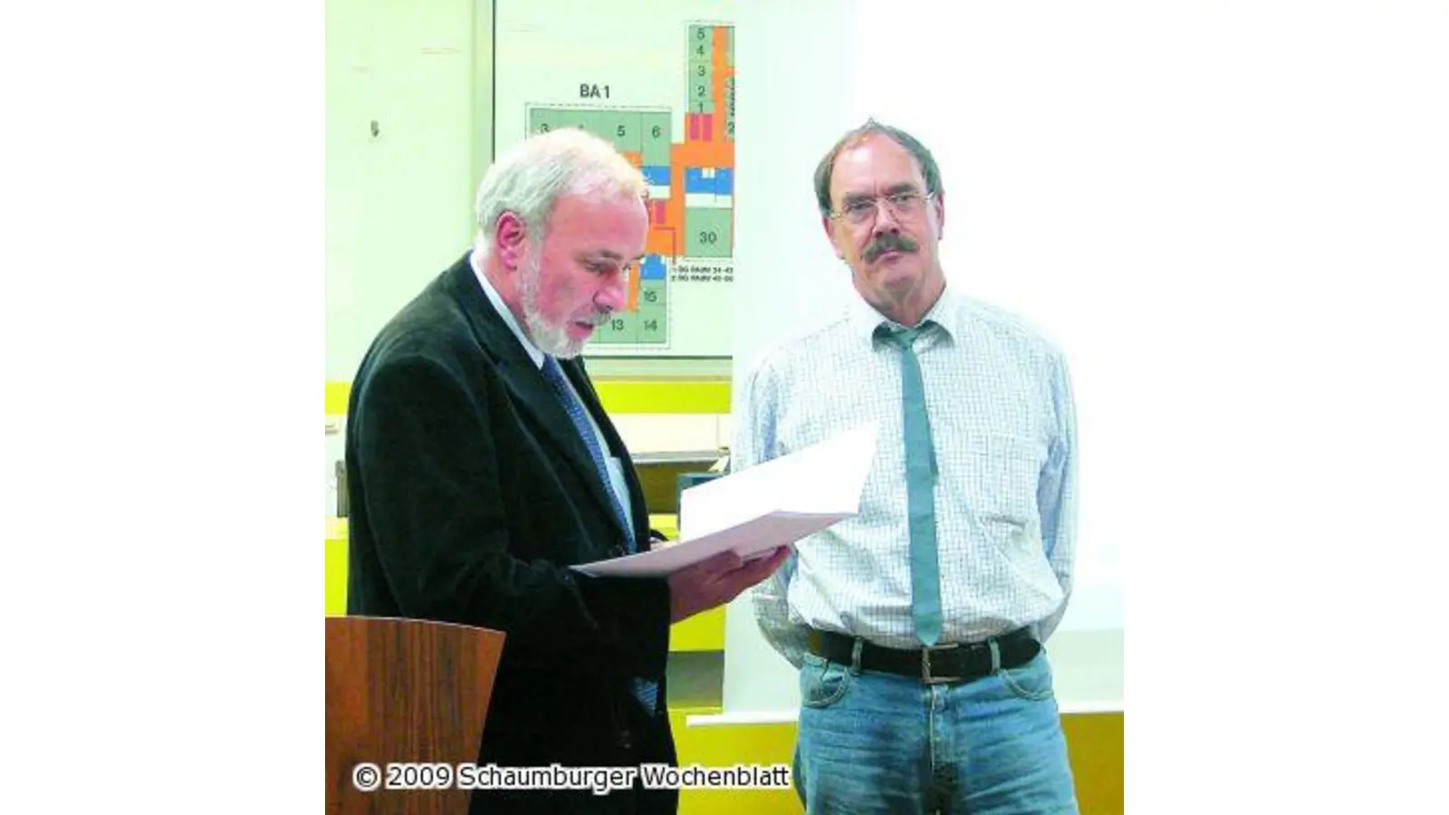 Pensioniert und doch immer am Ball (Foto: mk)