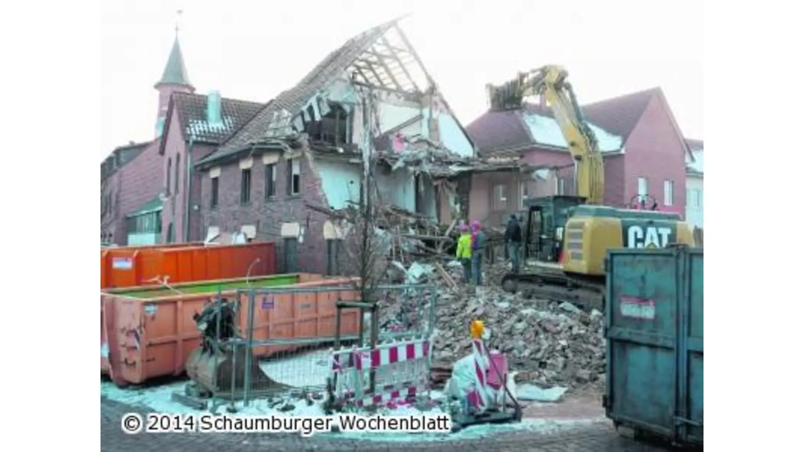 Das Eckhaus wird dem Erdboden gleichgemacht (Foto: pd)