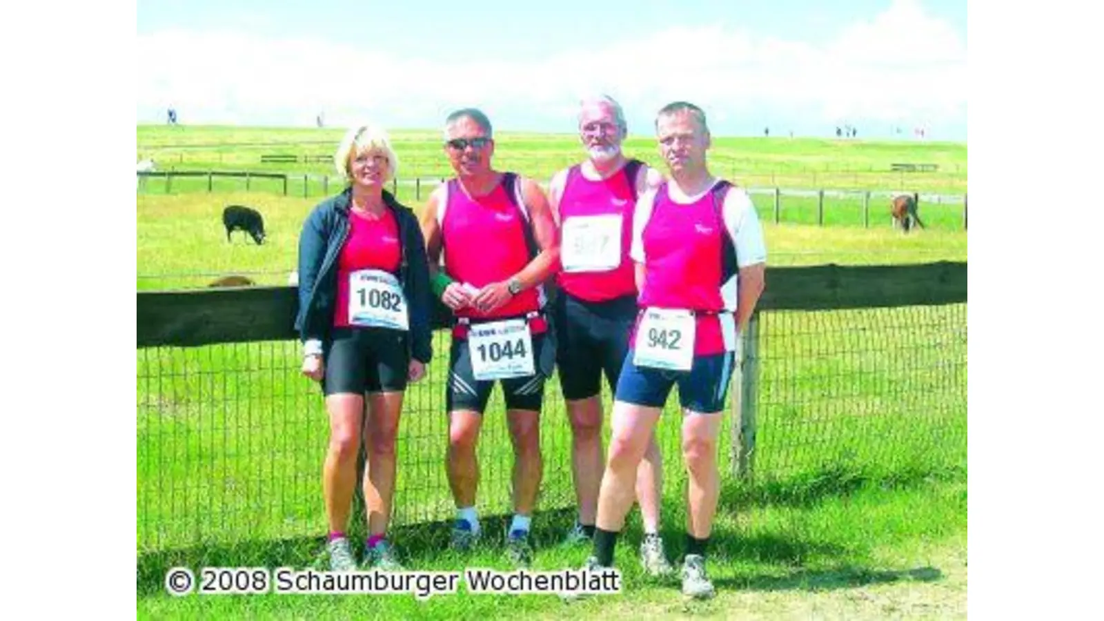 TuS Jahn-Sportler beim Nordseelauf durchs Watt (Foto: red)