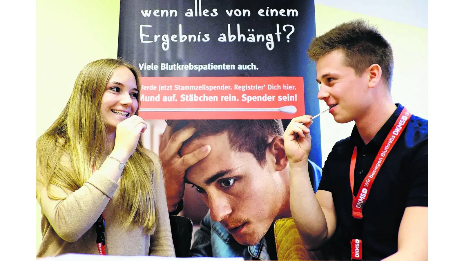 Schüler mobilisieren Stammzellenspender (Foto: tr)