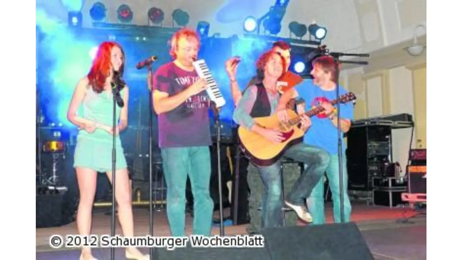 Partyband macht dem Kurpark Dampf (Foto: red)