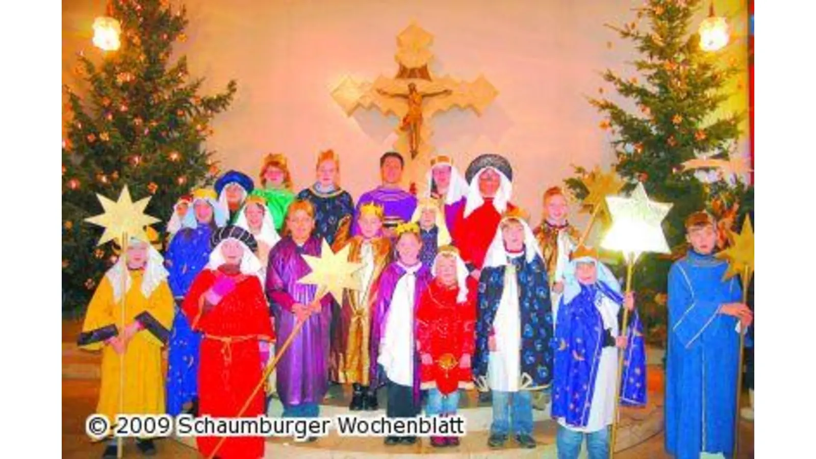 Sternsinger der katholischen Gemeinde sind unterwegs (Foto: red)