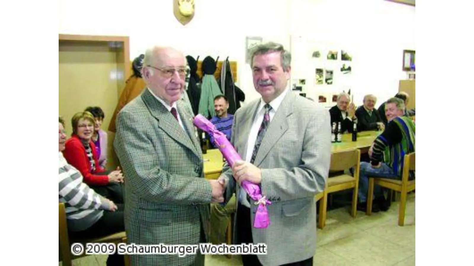 Der Männergesangverein ist ein gern gesehener Gast (Foto: red)