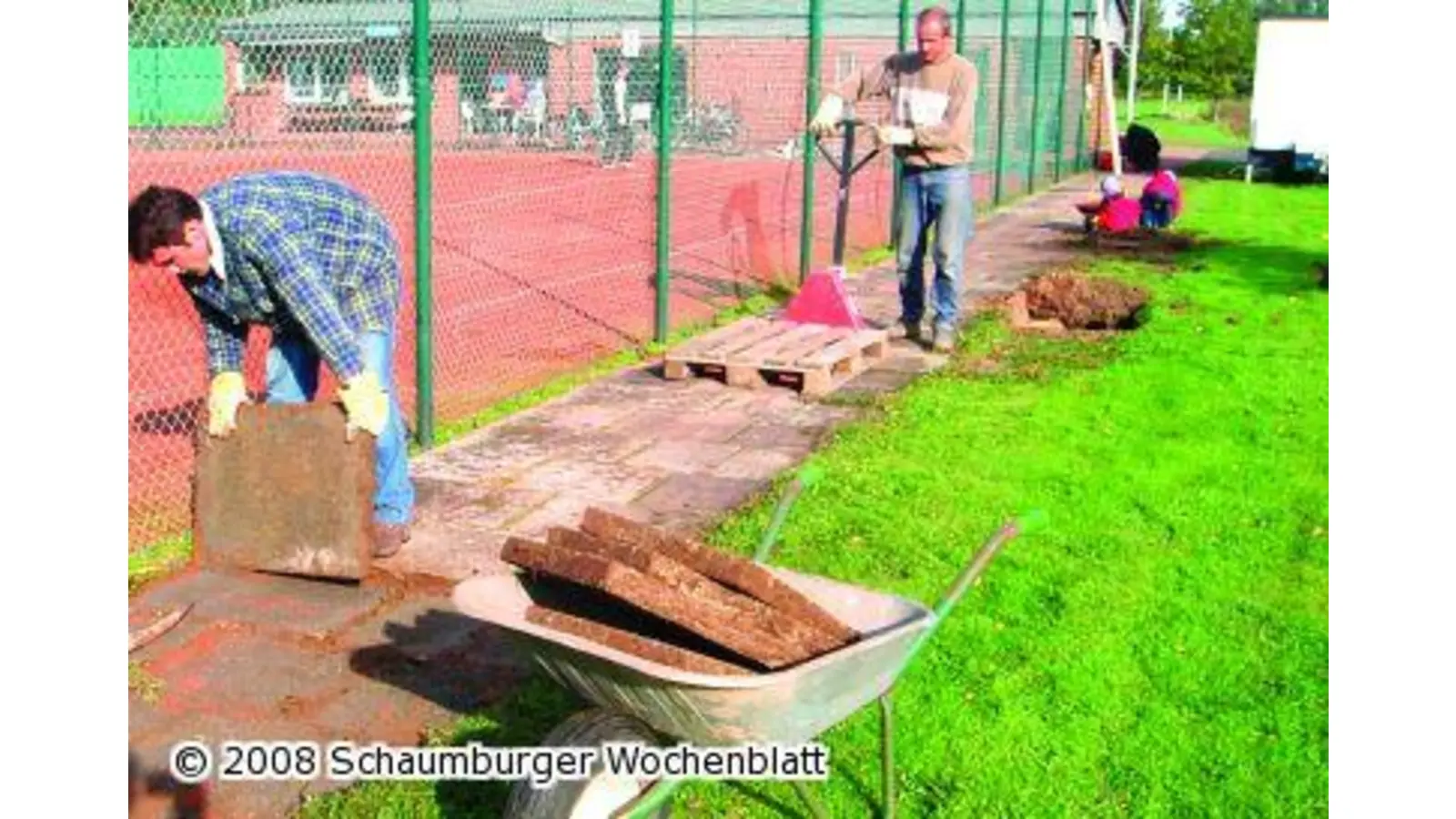 Sanierung der Plätze beginnt (Foto: red)