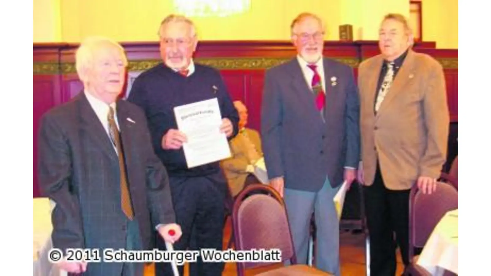 Männergesangverein drücken die Sorgen (Foto: hb)
