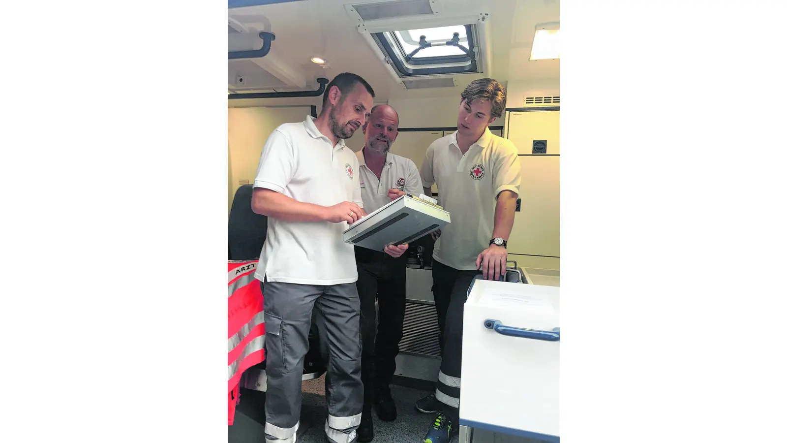 DRK im Einsatz auf dem MPS (Foto: wa)