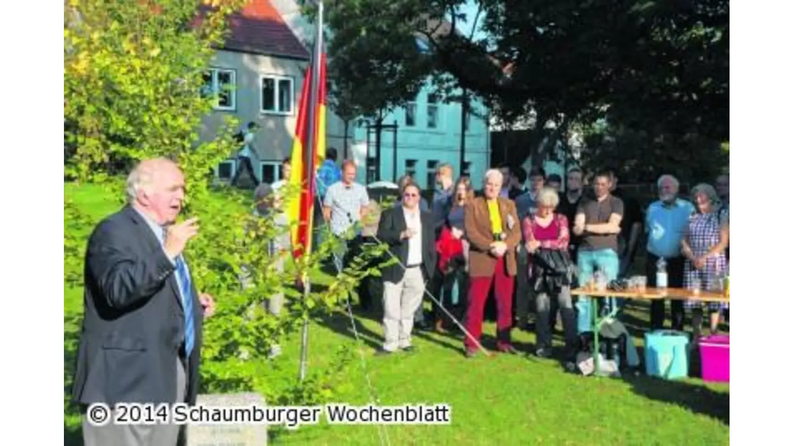 Gedenken zum Tag der deutschen Einheit (Foto: bb)
